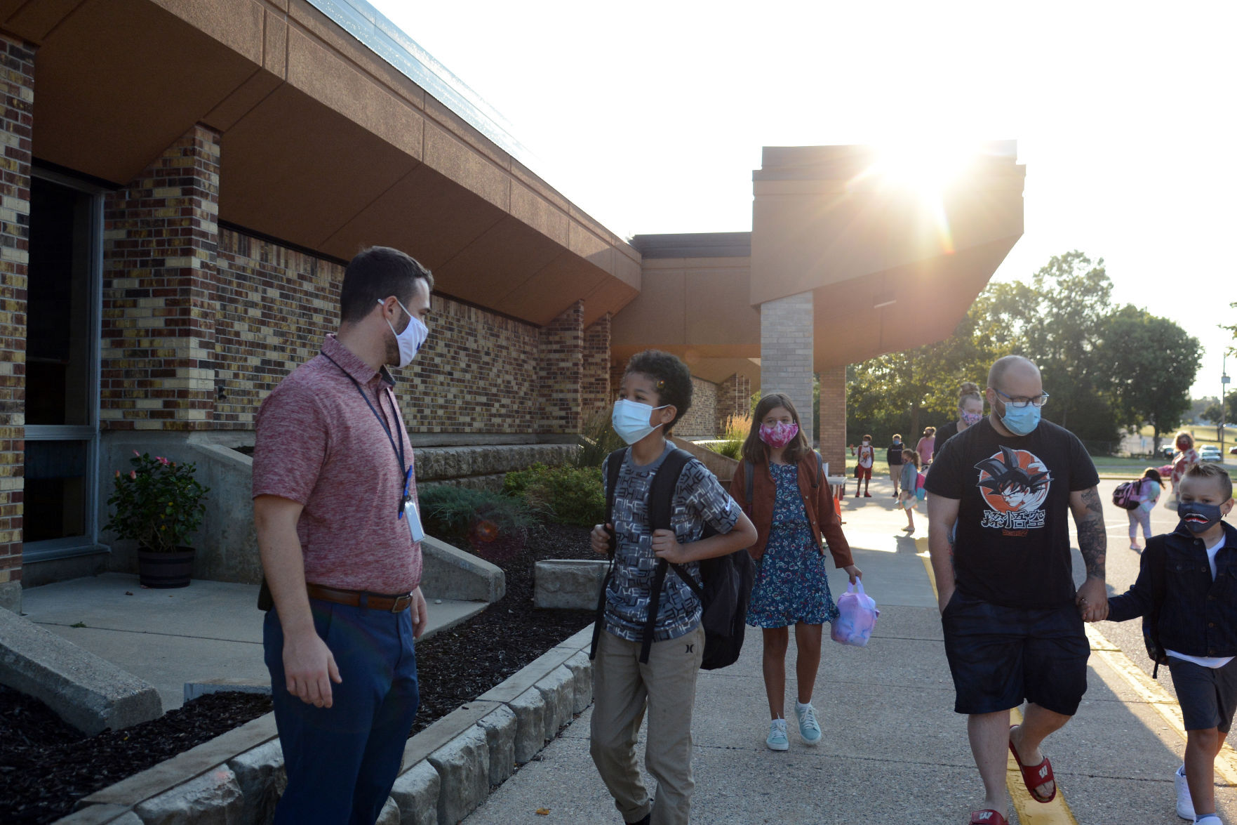 First day of school 2020 in Baraboo